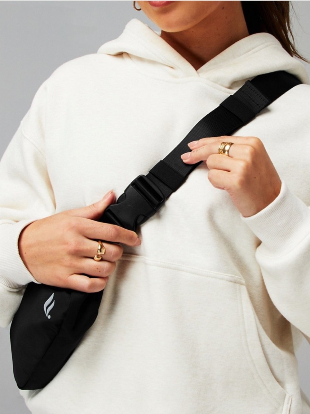 Fabletics Black Crossbody Belt Bag